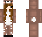 cute girl in a reindeer onesie edit