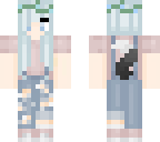 cute summer wolf girl