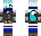 cute thief blue fox girl
