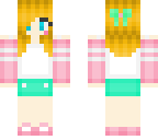 cute yellow hair girl