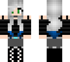 emo silver hair