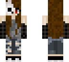 emo skull girl