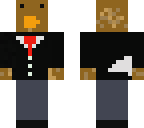 hawk in suit