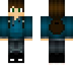 normal boy with backpack