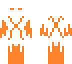 orange and white thing