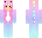 rainbow dino girl