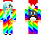rainbow winter edit