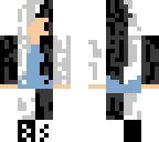 black and white chibi