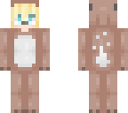 blonde deer boy onesie