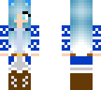 blue kawaii neko - winter