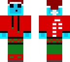 christmas blue slime