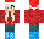 me at school with a santa hat