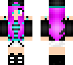 neon punk girl edit