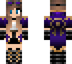 purple steampunk girl