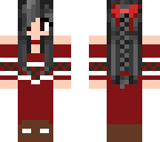 red christmas girl