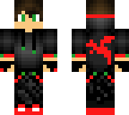 red green dragon boy