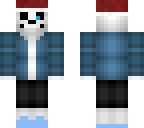 sans christmas hat