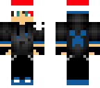 santa blue hoodie
