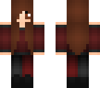 black and red skin