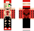 blond red skull tomboy