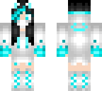 blue ninja girl reverse