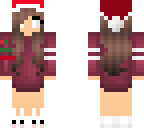 cute girl white eyes christmas