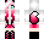 fox girl pink