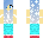 me with blue hair edit