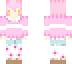 pink girl with flower leggings