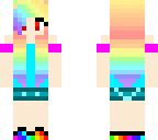 rainbow girl