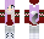 winter girl with purple hair edit