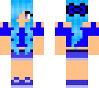 blue girl