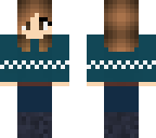 blue winter outfit