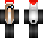 christmas panda girl
