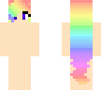 rainbow hair base