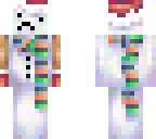 sad snowman without a nose