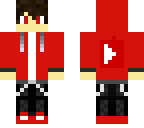 youtuber red hoodie