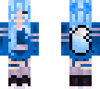 blu wolf in girl virsjon