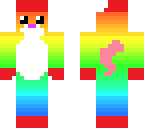 christmas rainbow kitten