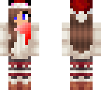 christmas wolf girl