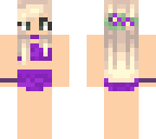 cute purple swimsuit