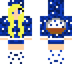 dark blue cupcake girl