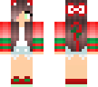 edited christmas cat girl