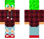 green hair