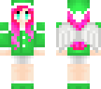 green santa angel