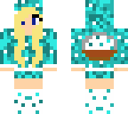 light blue cupcake girl