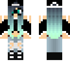 nerd ombre tomboy girl
