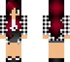 red hair black checkered shirt 2