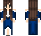 blue dress girl
