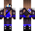 blue female warrior